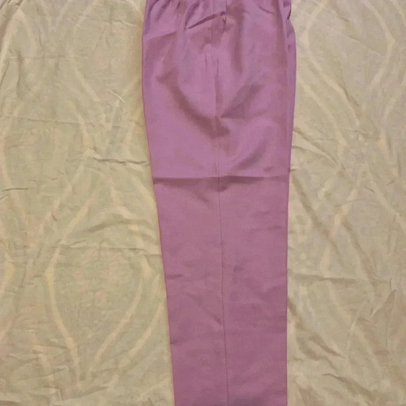 BRIGGS NY Elastic Waist Pull On Pants ~ Sz 12 ~ Pink ~ High Rise ~ Vintage - Picture 7 of 10